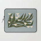 Reaching Tulips (Pale Blue) Laptop Sleeve Gallery Image 1