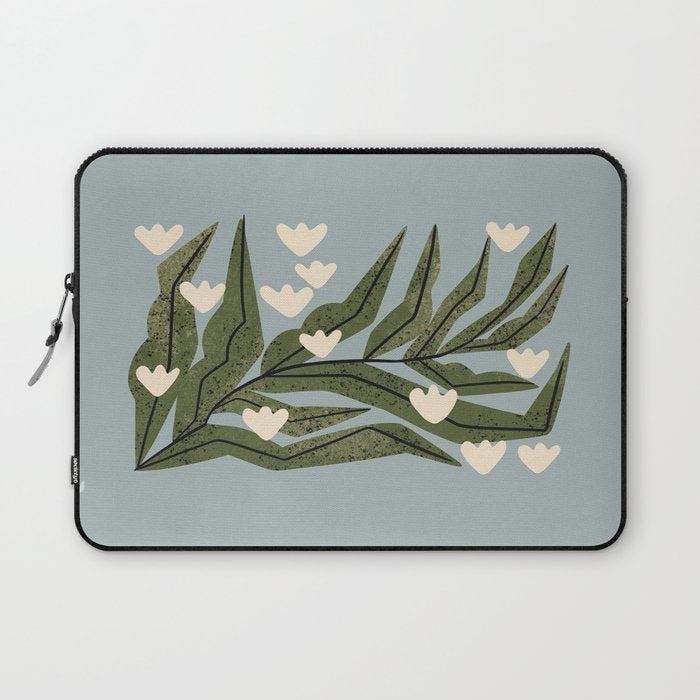 Reaching Tulips (Pale Blue) Laptop Sleeve Gallery Image 1