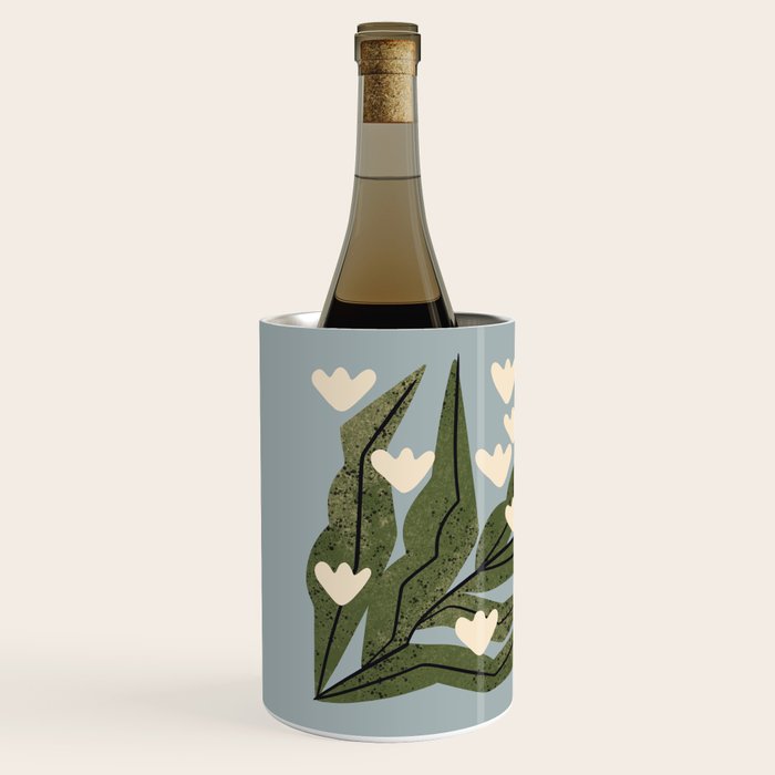 Reaching Tulips (Pale Blue) Wine Chiller Gallery Image 2