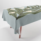 Reaching Tulips (Pale Blue) Tablecloth Gallery Image 1