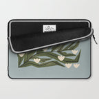Reaching Tulips (Pale Blue) Laptop Sleeve Gallery Image 2