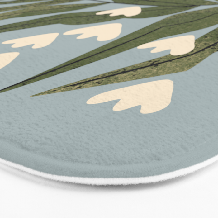Reaching Tulips (Pale Blue) Bath Mat Gallery Image 3
