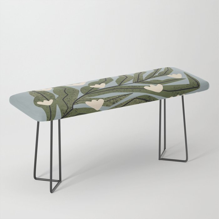 Reaching Tulips (Pale Blue) Bench Gallery Image 1