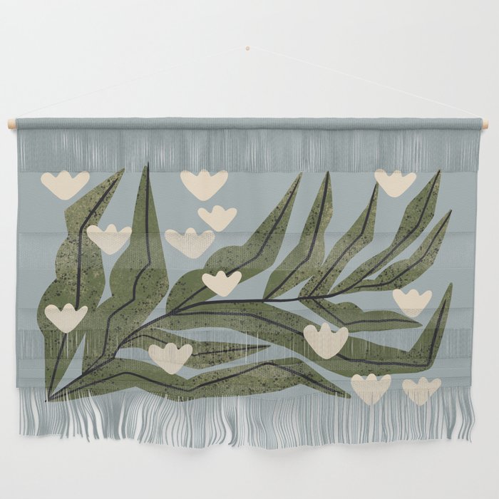 Reaching Tulips (Pale Blue) Wall Hanging Gallery Image 1