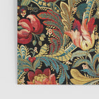 Vintage floral pattern (1918) Red Tulips Green Leaves Poster Gallery Image 3
