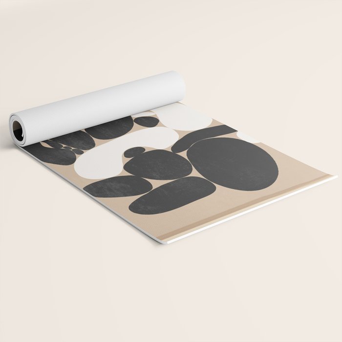 Abstract Pebbles Yoga Mat Gallery Image 2