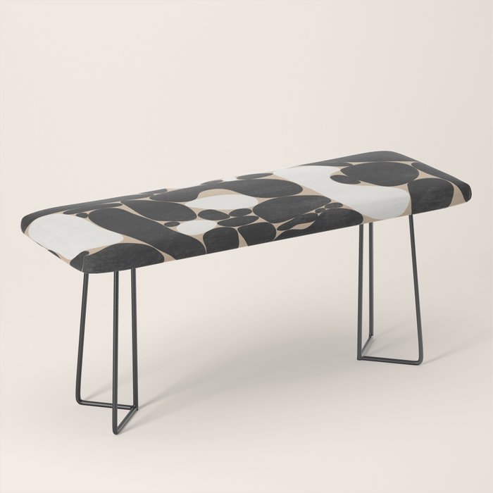 Abstract Pebbles Bench Gallery Image 1