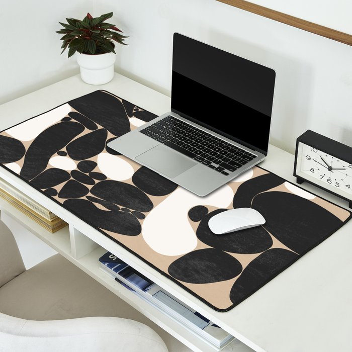 Abstract Pebbles Desk Mat Gallery Image 2