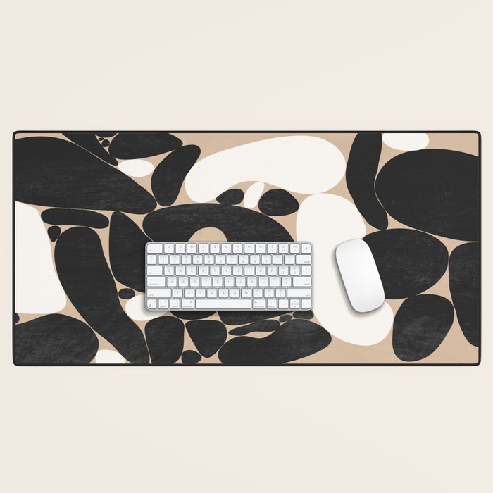Abstract Pebbles Desk Mat Gallery Image 1