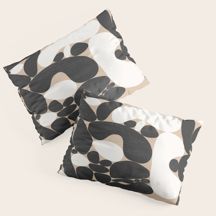 Abstract Pebbles Pillow Sham Gallery Image 1