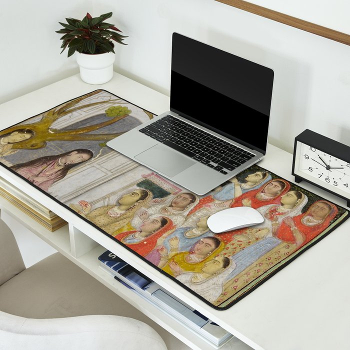 Fortune Teller Indian Painted Illustration Desk Mat Gallery Image 2