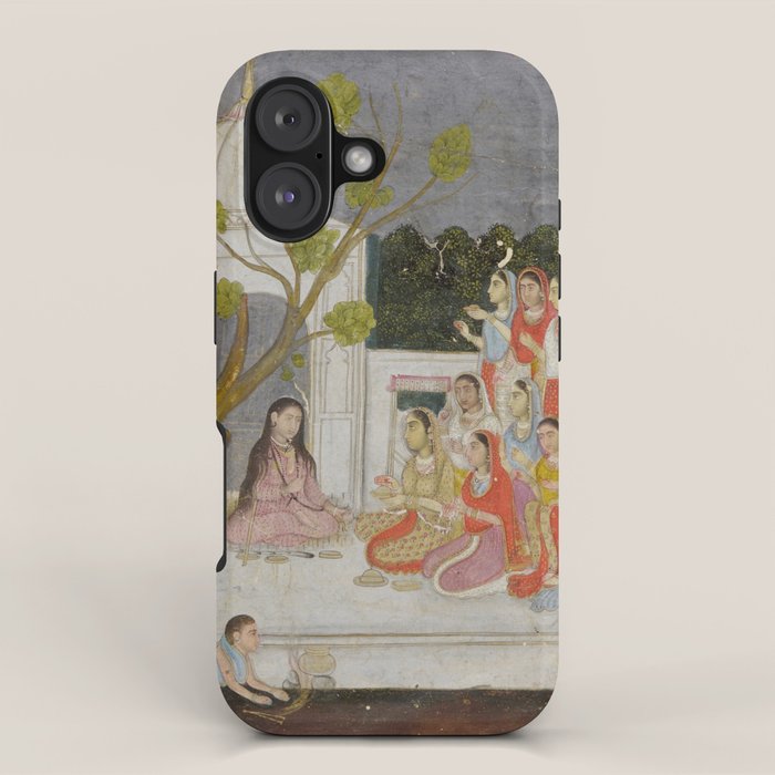 Fortune Teller Indian Painted Illustration iPhone Case Gallery Image 1