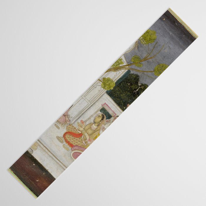 Fortune Teller Indian Painted Illustration Table Runner Gallery Image 3
