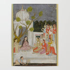 Fortune Teller Indian Painted Illustration Poster Gallery Image 4