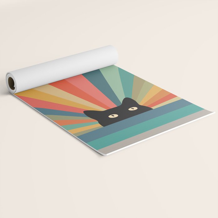 Cat Landscape 165C Yoga Mat Gallery Image 2