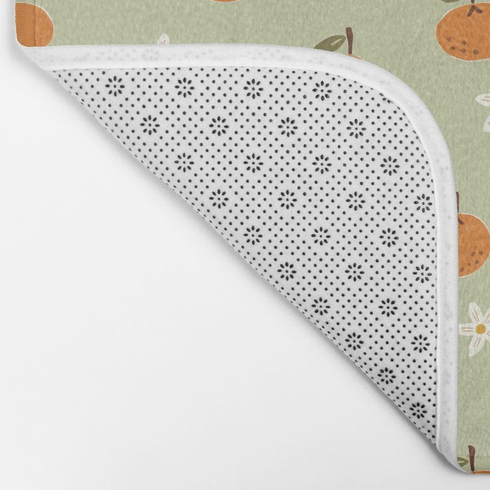 Little Orange Blossoms Bath Mat Gallery Image 2