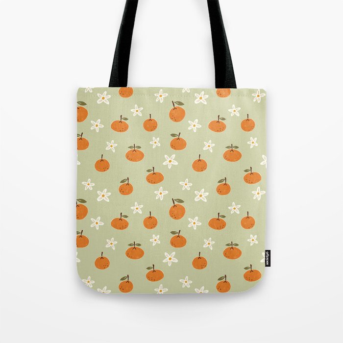 Little Orange Blossoms Tote Bag Gallery Image 1