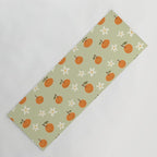 Little Orange Blossoms Yoga Mat Gallery Image 1