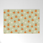 Little Orange Blossoms Welcome Mat Gallery Image 1