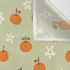 Little Orange Blossoms Wall Tapestry Gallery Image 3