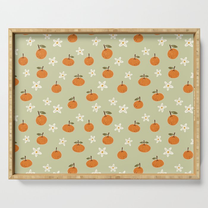 Little Orange Blossoms Serving Tray Gallery Image 1