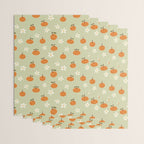 Little Orange Blossoms Wrapping Paper Gallery Image 3