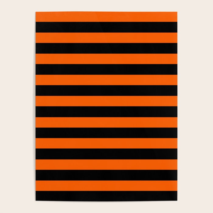 Black & Orange Stripes Poster Gallery Image 4
