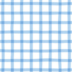 Blue geometric plaid gingham pattern Coffee Mug Gallery Image 2