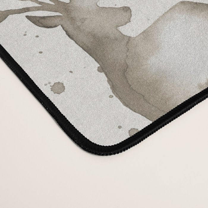 Fall Winter Woodland Deer Animals Desk Mat Gallery Image 4