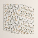 Fall Winter Woodland Deer Animals Wrapping Paper Gallery Image 3
