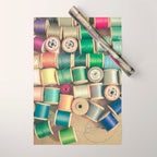 Cotton Reels Wrapping Paper Gallery Image 1