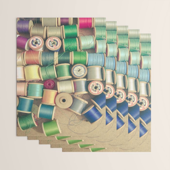 Cotton Reels Wrapping Paper Gallery Image 3