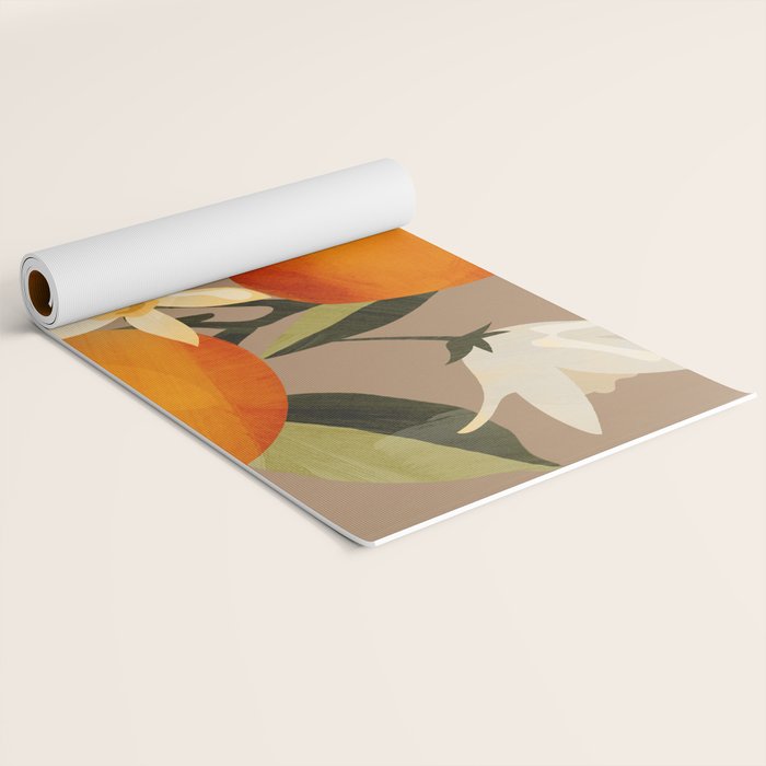 Oranges Botanical Art 2 Yoga Mat Gallery Image 2
