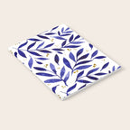 Pretty watercolor branches - blue and yellow Notebook Gallery Image 2