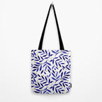 Pretty watercolor branches - blue and yellow Tote Bag Gallery Image 2