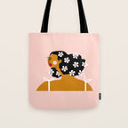 Flowers In Hair Tote Bag Gallery Image 1