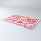 Tropical Toucans - Pink OmbrÃ© Palette Rug Gallery Image 3