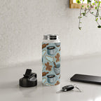 Christmas Baking, Christmas Cookies, Sugar Cookies, Gingerbread Man Water Bottle Gallery Image 4