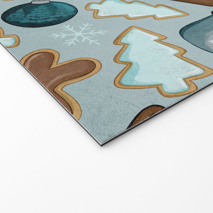 Christmas Baking, Christmas Cookies, Sugar Cookies, Gingerbread Man Welcome Mat Gallery Image 2
