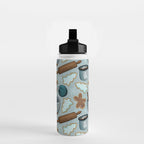 Christmas Baking, Christmas Cookies, Sugar Cookies, Gingerbread Man Water Bottle Gallery Image 2
