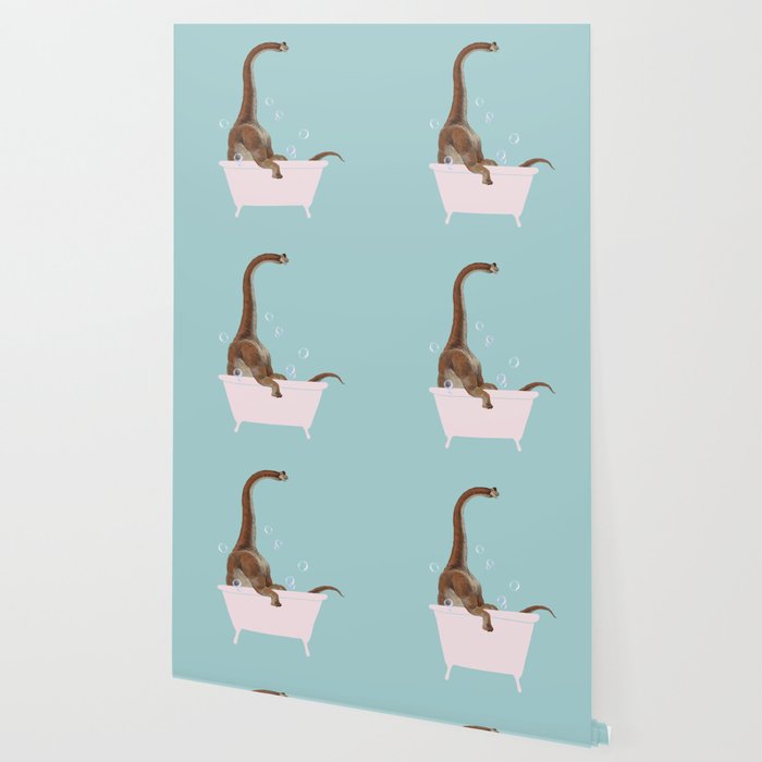 Brachiosaurus in Bathtub Wallpaper Gallery Image 2