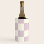 Lilac Check Pattern Wine Chiller Gallery Image 3