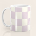 Lilac Check Pattern Coffee Mug Gallery Image 3