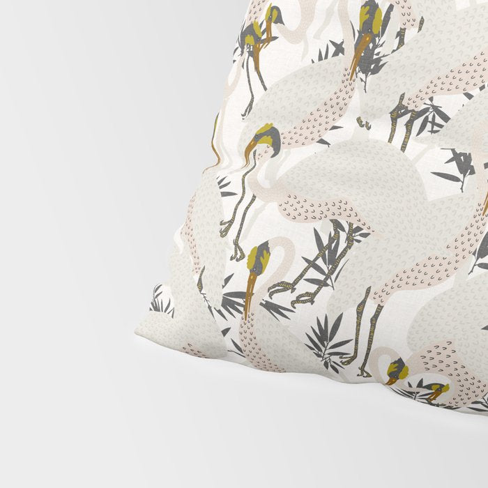 HERON WHITE Pillow Sham Gallery Image 4