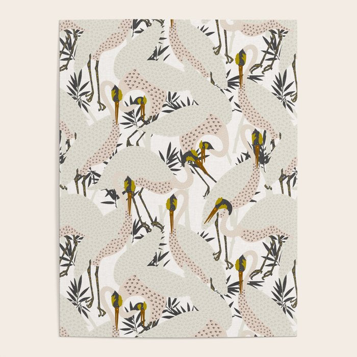 HERON WHITE Poster Gallery Image 4