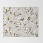 HERON WHITE Throw Blanket Gallery Image 2