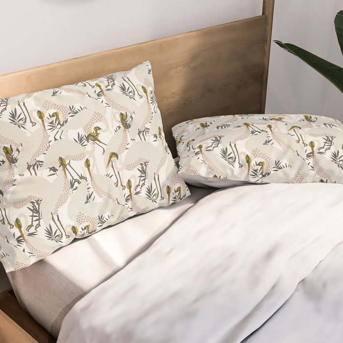 HERON WHITE Pillow Sham Gallery Image 2