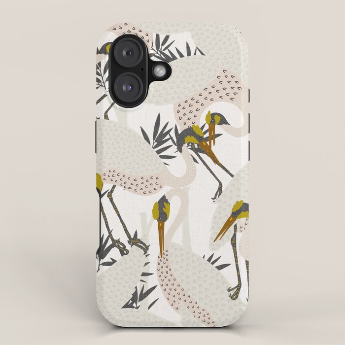 HERON WHITE iPhone Case Gallery Image 1