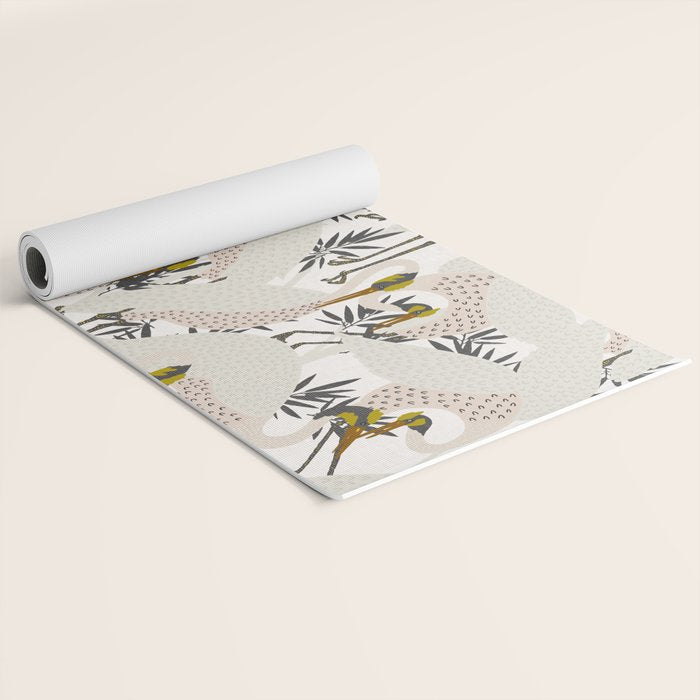 HERON WHITE Yoga Mat Gallery Image 2