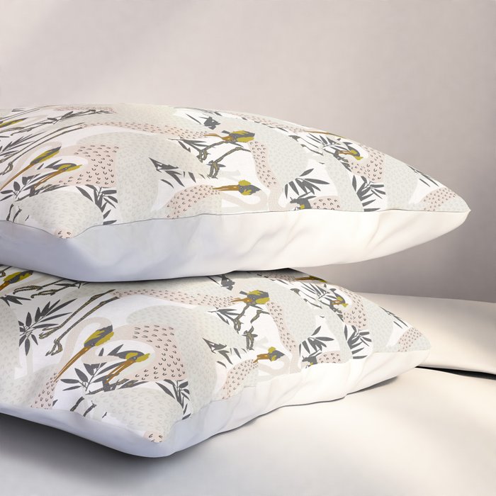HERON WHITE Pillow Sham Gallery Image 3